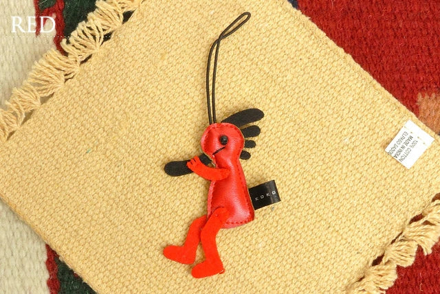 【Kokopelli】 ココペリフェイクレザー ミニサイズ ストラップ