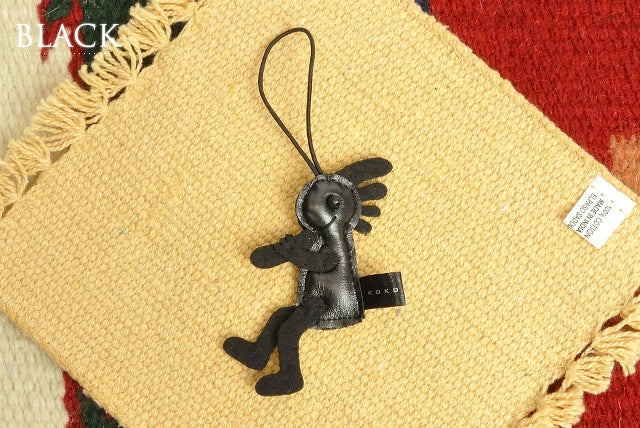 【Kokopelli】 ココペリフェイクレザー ミニサイズ ストラップ