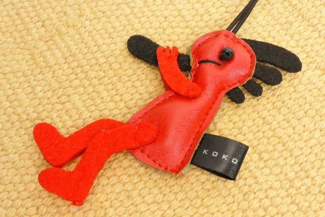 【Kokopelli】 ココペリフェイクレザー ミニサイズ ストラップ
