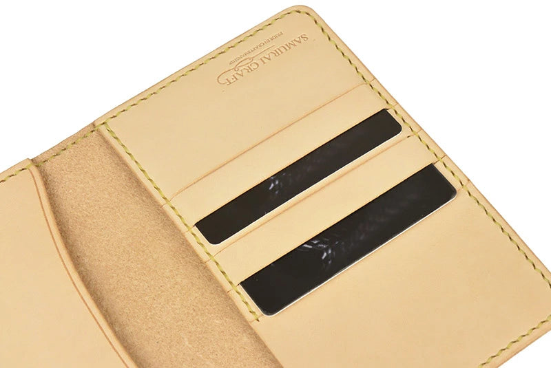 サムライクラフト おくすり手帳カバー A6 サドルレザー オイルレザー