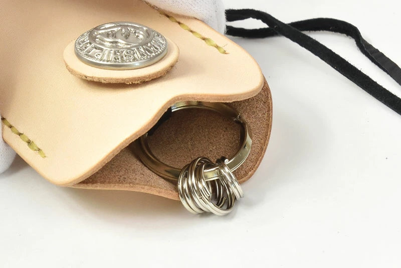 サムライクラフト ベル型キーケース サドルレザー オイルレザー 吊り下げ式