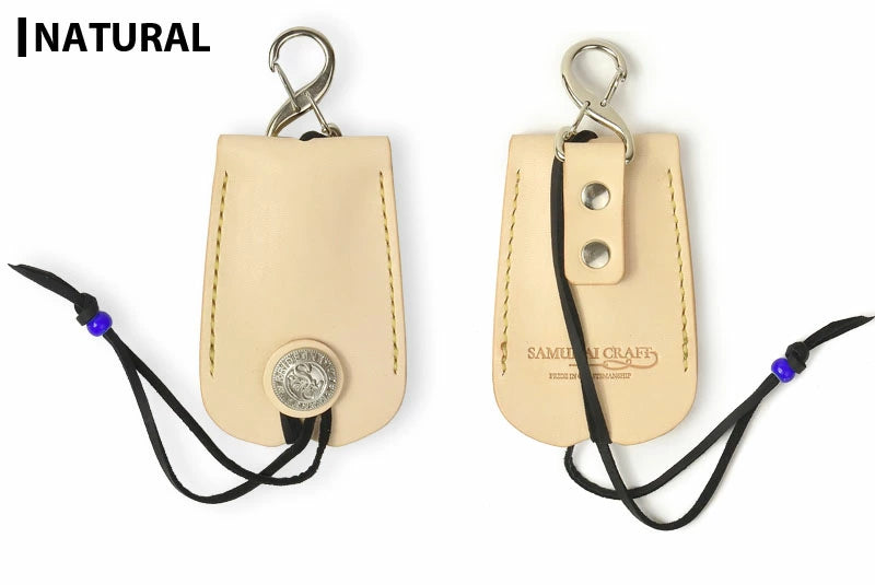 サムライクラフト ベル型キーケース サドルレザー オイルレザー 吊り下げ式