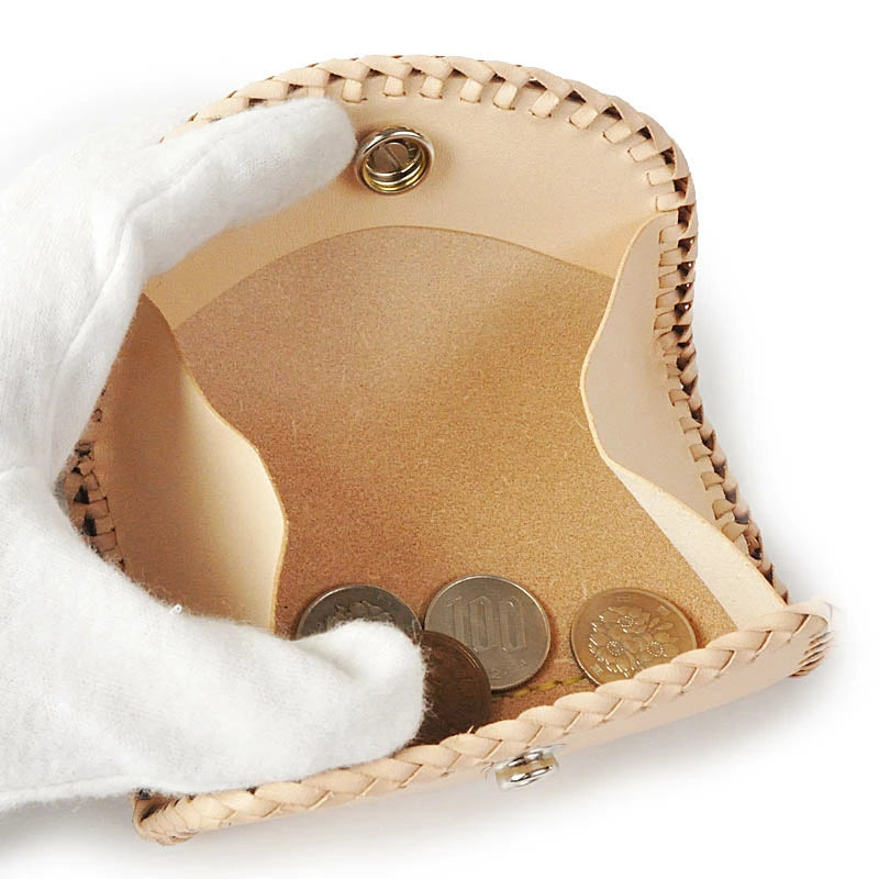 サムライクラフト ボックスコインケース L-2A ボックスタイプ Ｍサイズ  ダブルステッチ