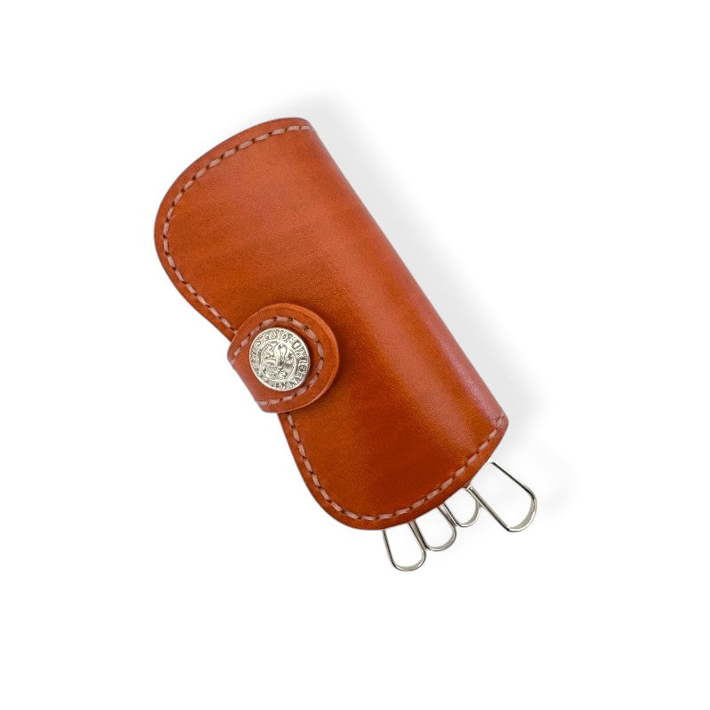 サムライクラフト レザーキーケース ボタン式・真ん中留め ルガト