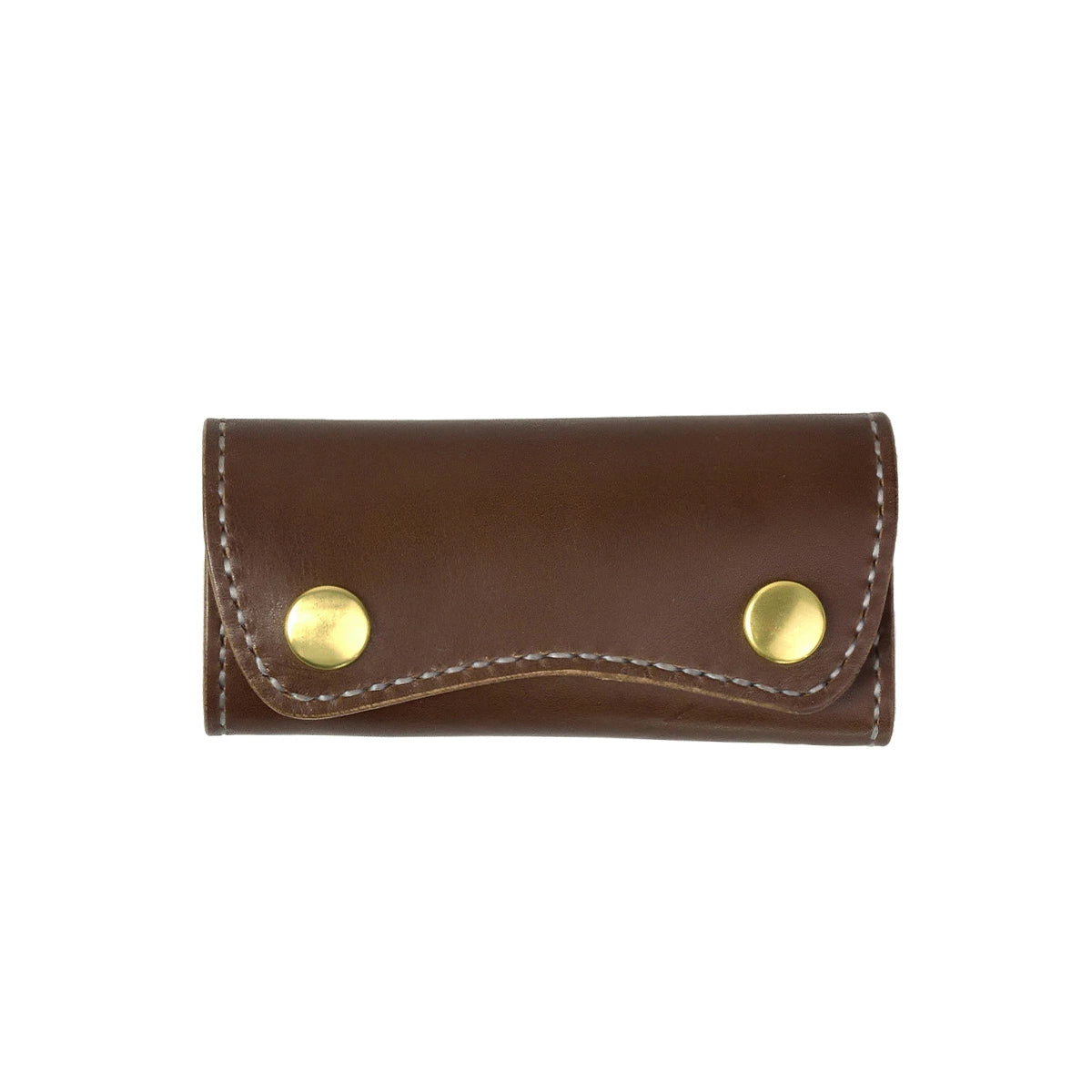 サムライクラフト スマートキーケース 三つ折り 片面オープン・ボタン留めタイプ サドルレザー オイルレザー