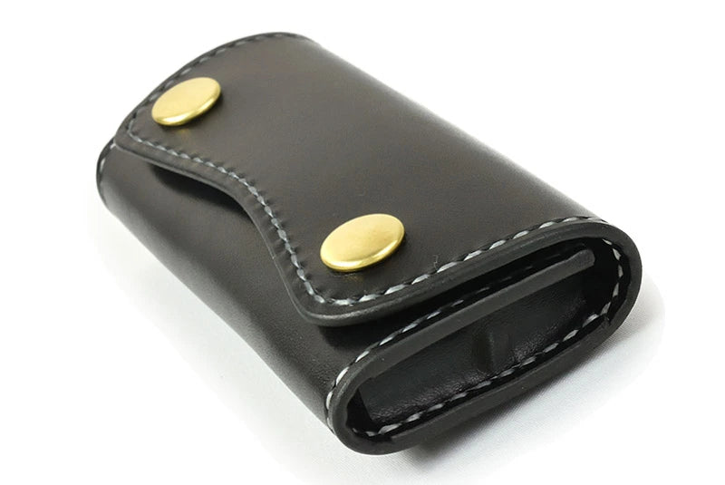 サムライクラフト スマートキーケース 三つ折り 片面オープン・ボタン留めタイプ ルガトショルダー