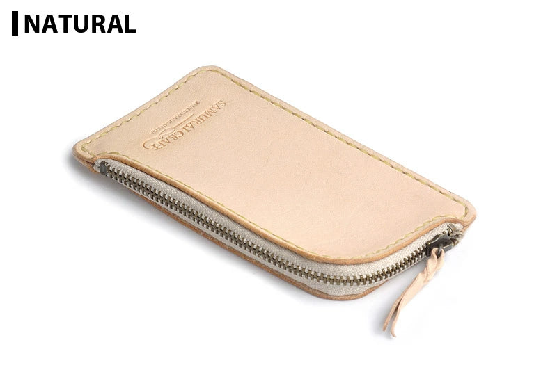 サムライクラフト Lファスナー コインケース サドルレザー オイルレザー