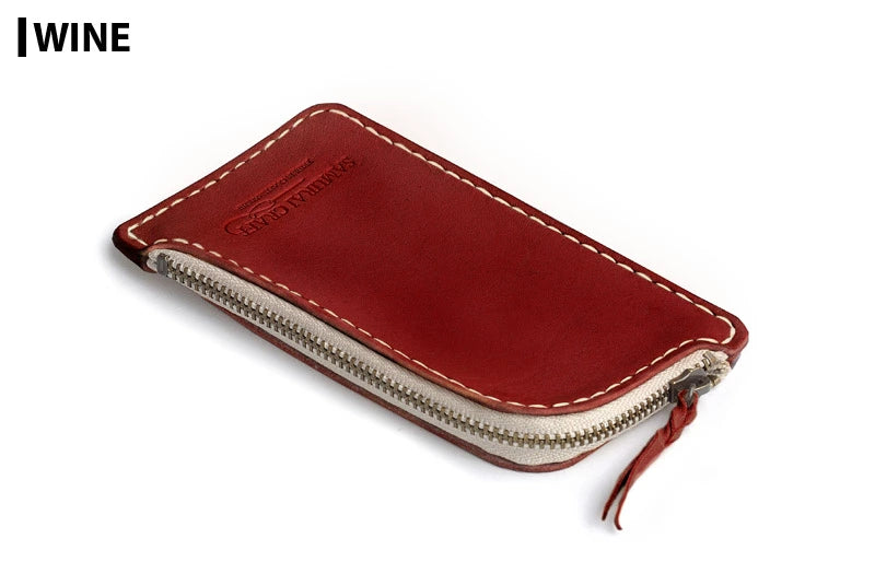 サムライクラフト Lファスナー コインケース サドルレザー オイルレザー