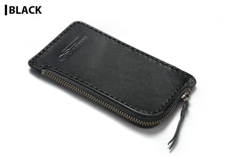 サムライクラフト Lファスナー コインケース サドルレザー オイルレザー