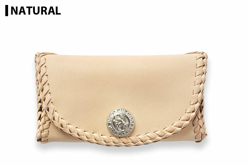 サムライクラフト ボックスコインケース L-2A ボックスタイプ Ｍサイズ サドルレザー ダブルステッチ