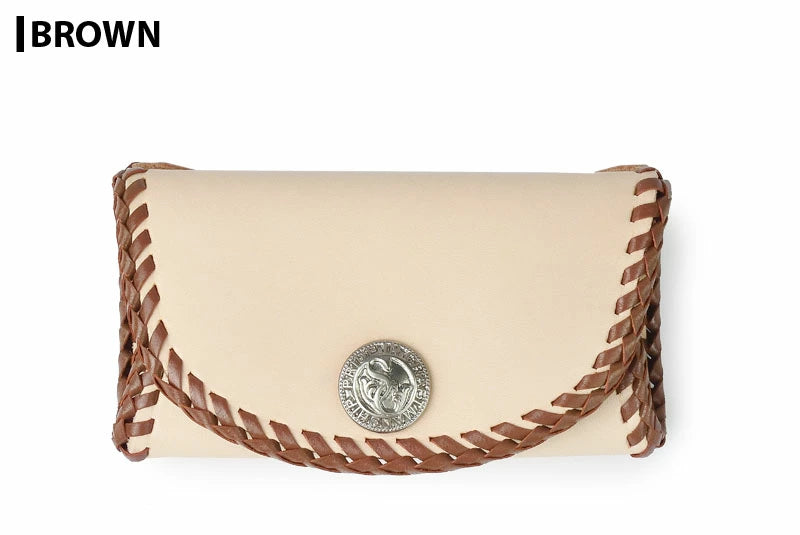 サムライクラフト ボックスコインケース L-2A ボックスタイプ Ｍサイズ サドルレザー ダブルステッチ