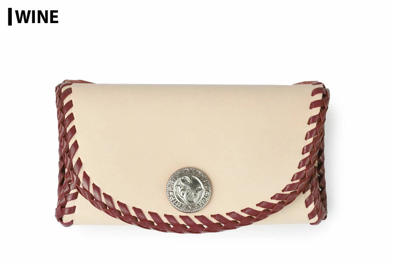 サムライクラフト ボックスコインケース L-2A ボックスタイプ Ｍサイズ サドルレザー ダブルステッチ