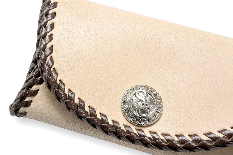 サムライクラフト ボックスコインケース L-2A ボックスタイプ Ｍサイズ サドルレザー ダブルステッチ