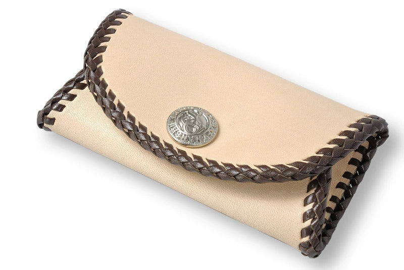 サムライクラフト ボックスコインケース L-2A ボックスタイプ Ｍサイズ サドルレザー ダブルステッチ