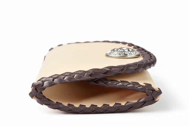 サムライクラフト ボックスコインケース L-2A ボックスタイプ Ｍサイズ サドルレザー ダブルステッチ