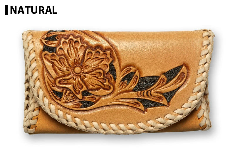 サムライクラフト ボックスコインケース L-2A ボックスタイプ Ｍサイズ シェリダンスタイルカービング