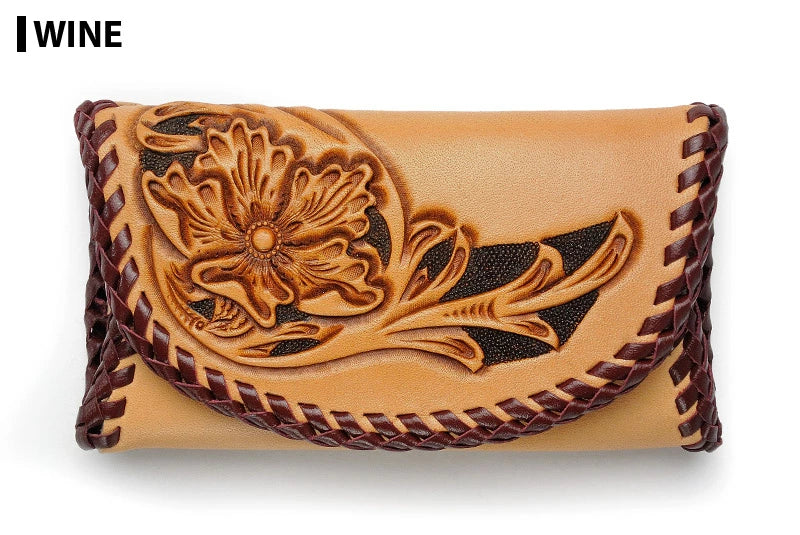 サムライクラフト ボックスコインケース L-2A ボックスタイプ Ｍサイズ シェリダンスタイルカービング