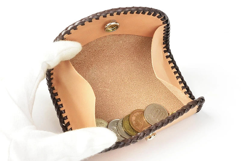 サムライクラフト ボックスコインケース L-2A ボックスタイプ Ｍサイズ シェリダンスタイルカービング