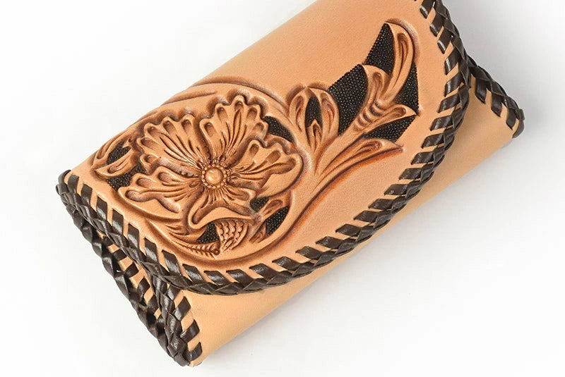 サムライクラフト ボックスコインケース L-2A ボックスタイプ Ｍサイズ シェリダンスタイルカービング