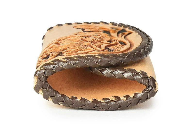 サムライクラフト ボックスコインケース L-2A ボックスタイプ Ｍサイズ シェリダンスタイルカービング