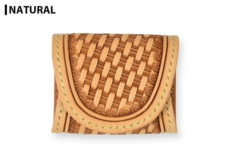 サムライクラフト ボックスコインケース L-2A ボックスタイプ Ｓサイズ バスケットウィーブ