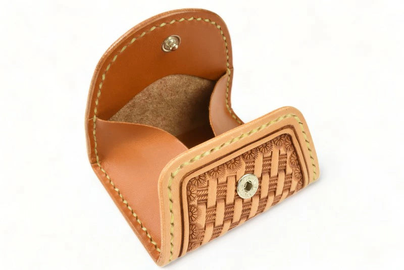 サムライクラフト ボックスコインケース L-2A ボックスタイプ Ｓサイズ バスケットウィーブ