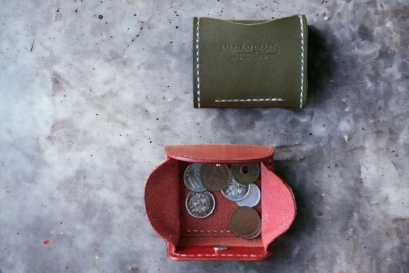 サムライクラフトボックスコインケース L-2A ボックスタイプ Ｓサイズ エレファントレザー