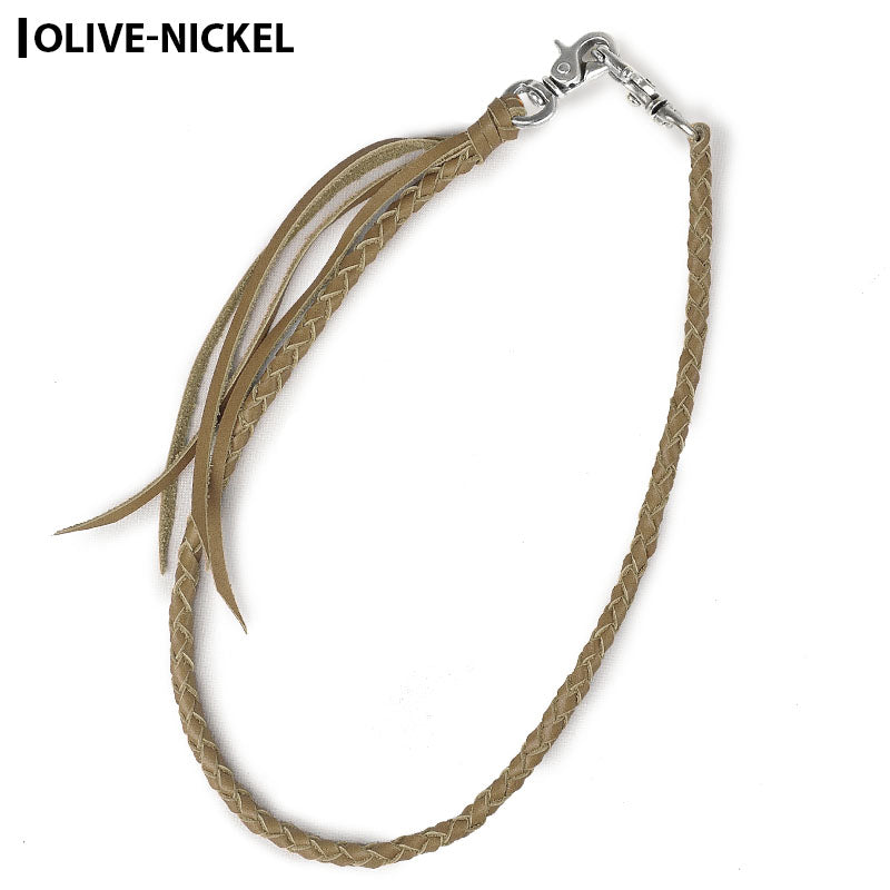 サムライクラフト リーシュコード 4本編み オイルレザー