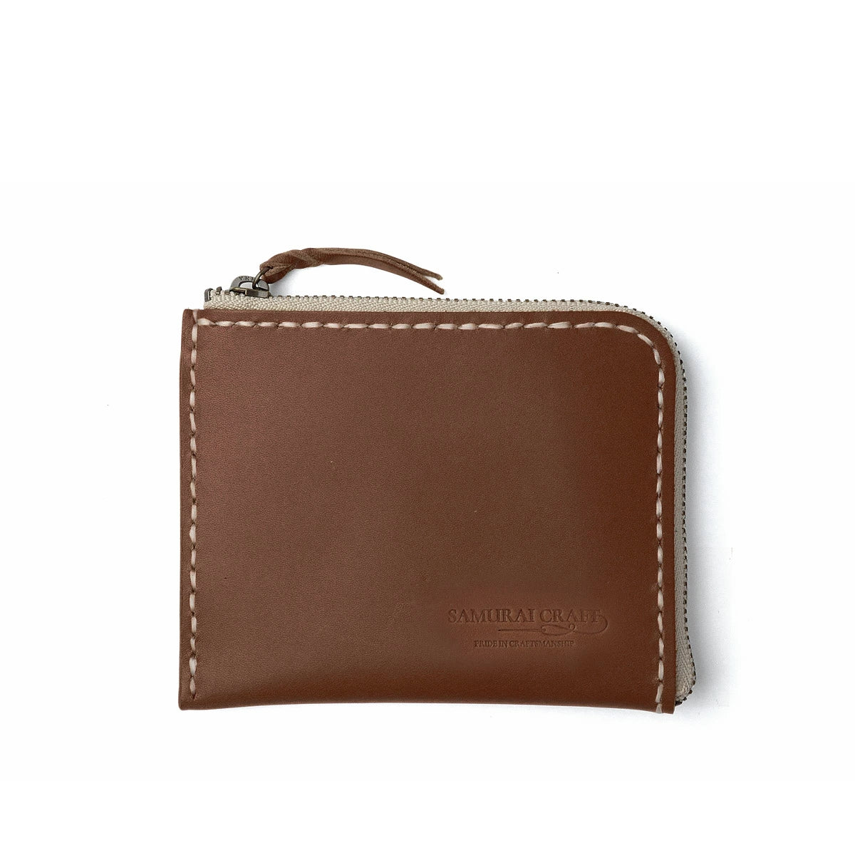 サムライクラフト Lファスナー ハーフウォレット サドルレザー オイルレザー
