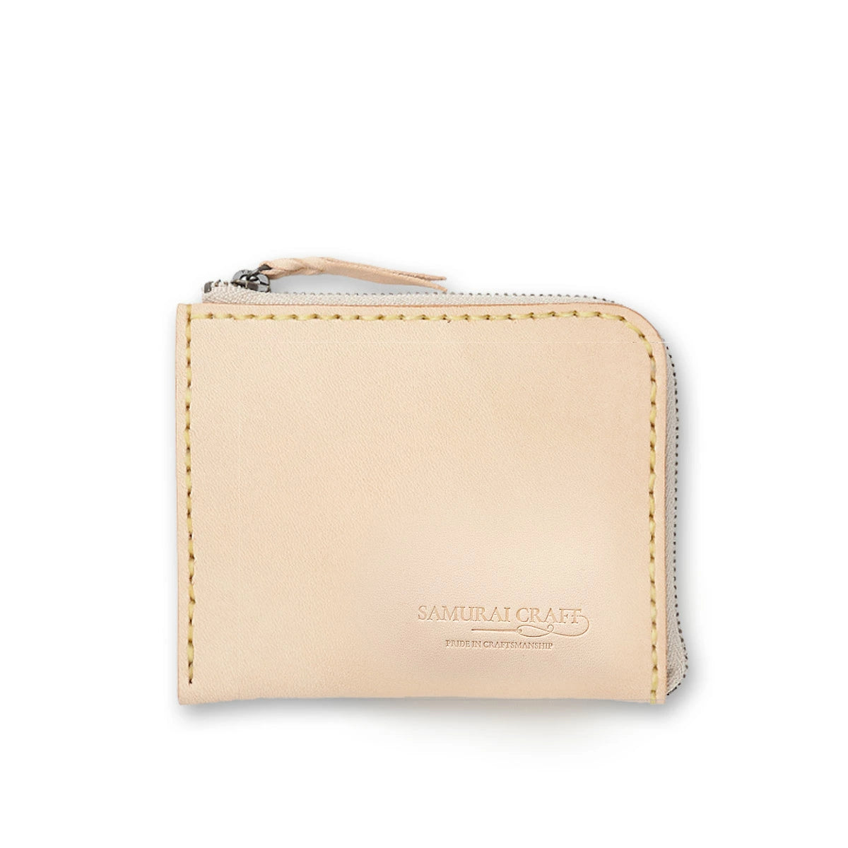 サムライクラフト Lファスナー ハーフウォレット サドルレザー オイルレザー