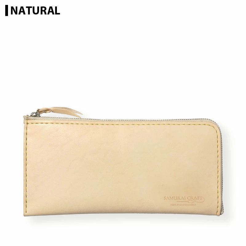 サムライクラフト Lファスナー ロングウォレット サドルレザー オイルレザー