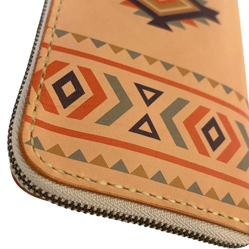 サムライクラフト Lファスナーロングウォレット プリント