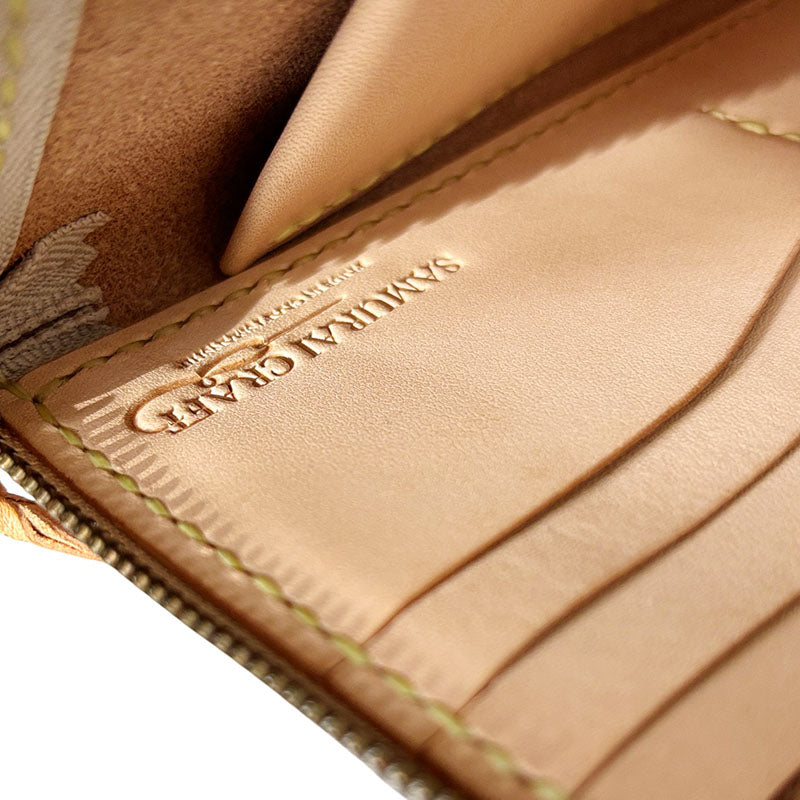 サムライクラフト Lファスナーロングウォレット プリント