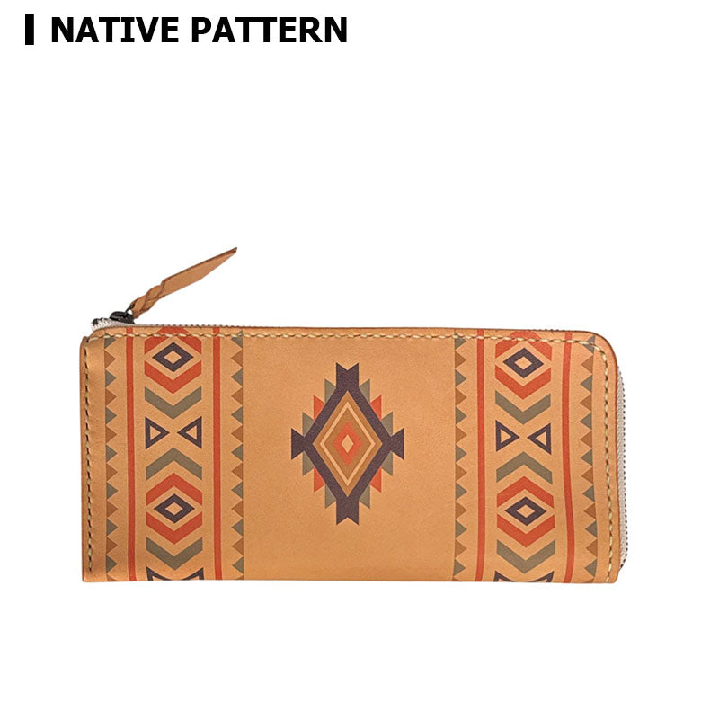 サムライクラフト Lファスナーロングウォレット プリント