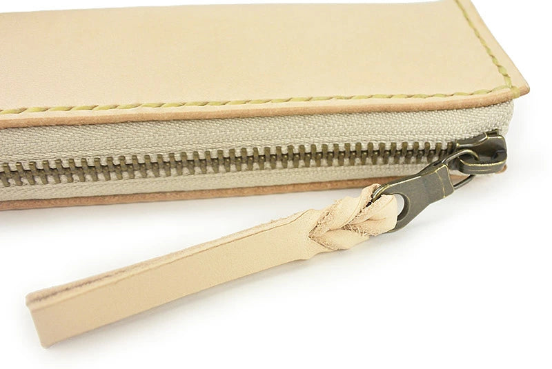 サムライクラフト Lファスナーペンケース 筆入れ ファスナータイプ サドルレザー オイルレザー