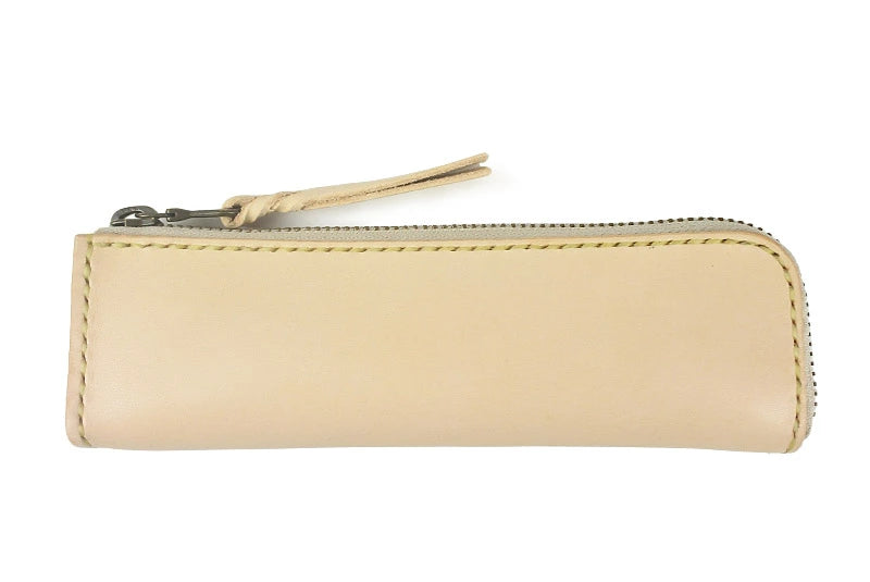 サムライクラフト Lファスナーペンケース 筆入れ ファスナータイプ サドルレザー オイルレザー