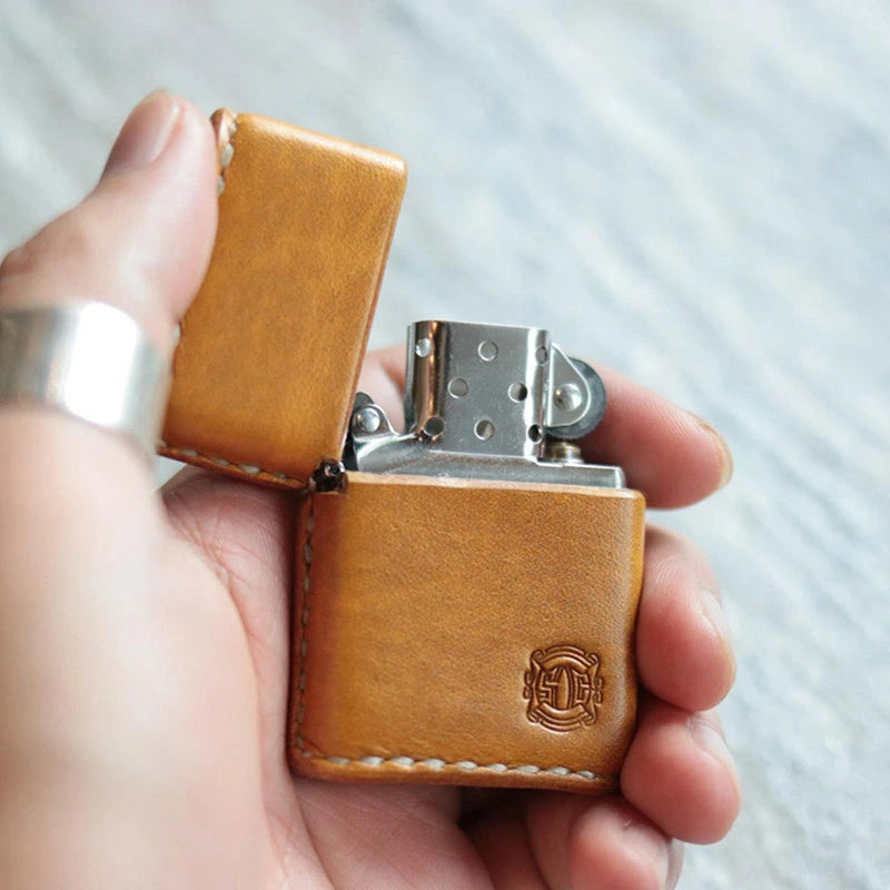 Samurai Craft サムライクラフト レザーオイルライター 革巻きZIPPO #200 サドルベーシック