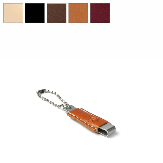 サムライクラフト ラインクリッパー レザーカバー付き オイルレザー サドルレザー