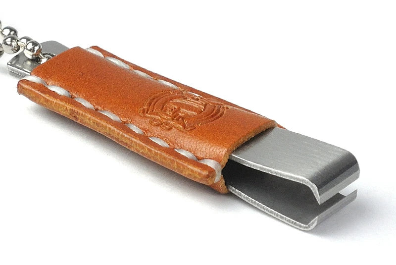 サムライクラフト ラインクリッパー レザーカバー付き オイルレザー サドルレザー