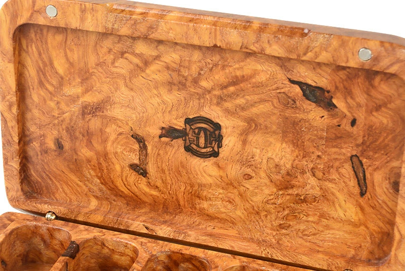 花梨 ルアーケース  5ポケット コンチョ付き 花梨瘤 木製 高級 サムライクラフト オリジナル