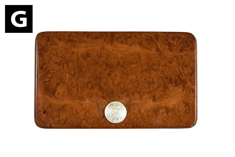 花梨 ルアーケース  5ポケット コンチョ付き 花梨瘤 木製 高級 サムライクラフト オリジナル