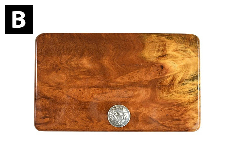 花梨 ルアーケース  5ポケット コンチョ付き 花梨瘤 木製 高級 サムライクラフト オリジナル