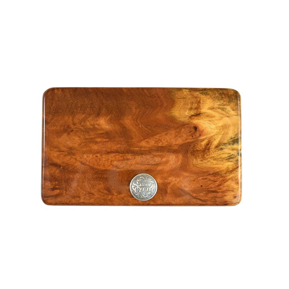 花梨 ルアーケース  5ポケット コンチョ付き 花梨瘤 木製 高級 サムライクラフト オリジナル