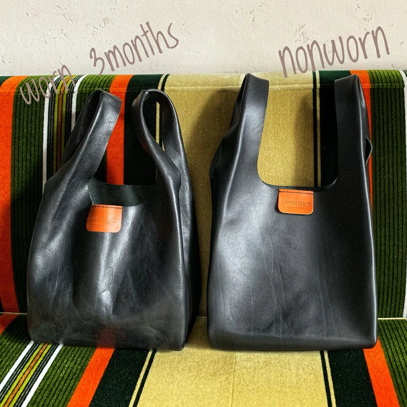 サムライクラフト マルシェトート サドルベーシック オイルレザー エコバッグ