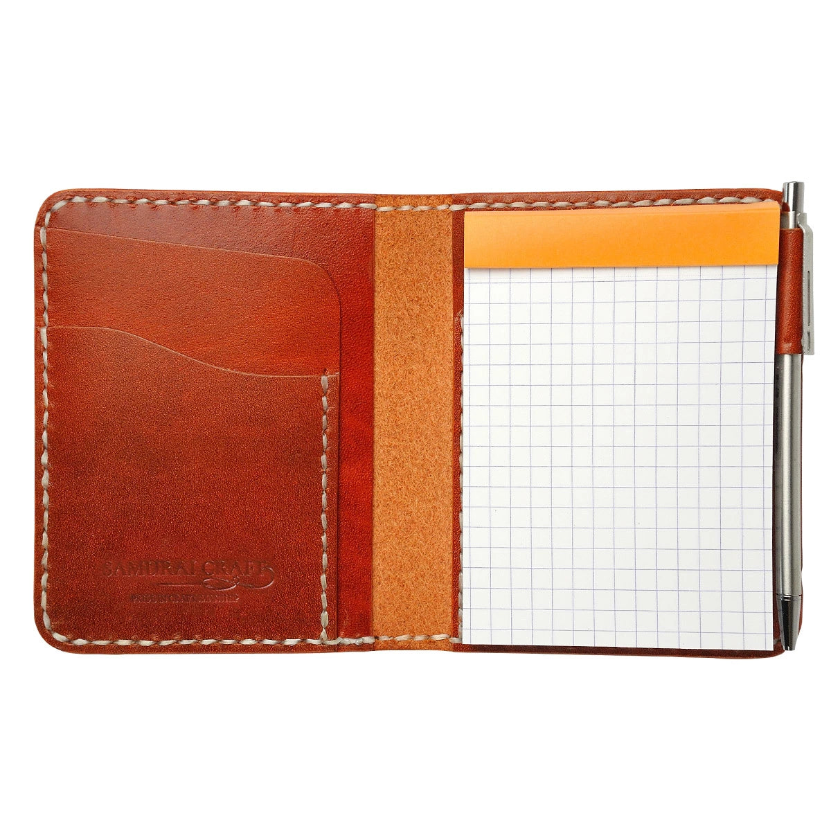 サムライクラフト Rhodia ロディア メモカバー フラップレス ルガトショルダー