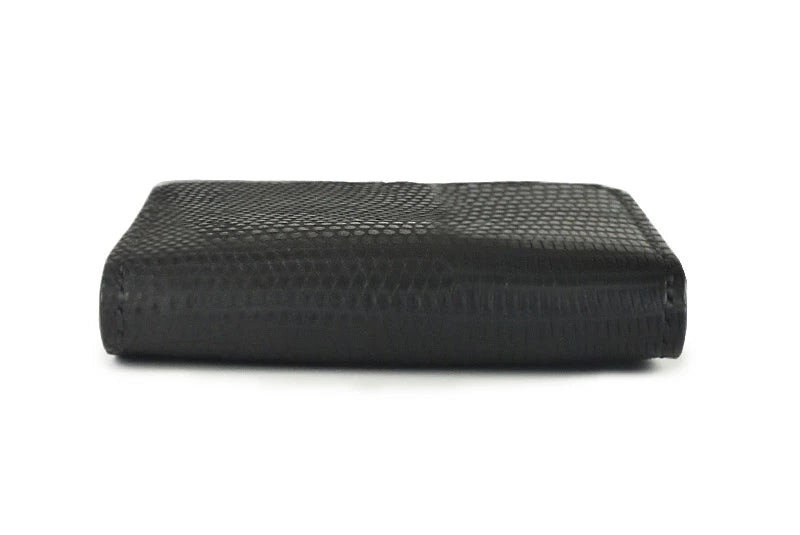 サムライクラフト Rhodia ロディア メモカバー フラップレス リザード ブラック ルガトショルダー