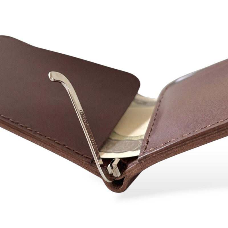 サムライクラフト マネークリップ オイルレザー サドルレザー ベーシック - ブラウン -