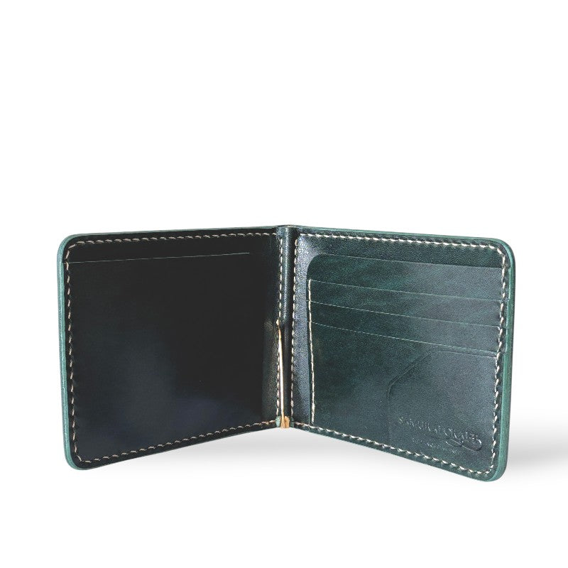 サムライクラフト マネークリップ  ルガト - グリーン -