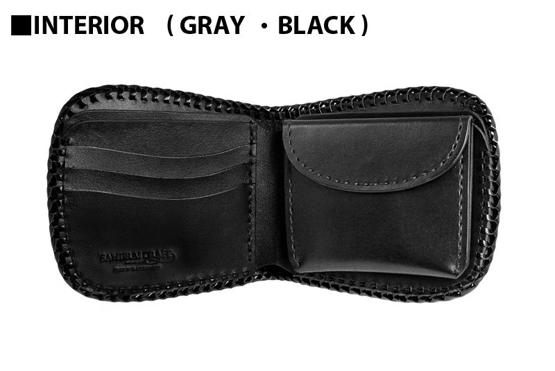 サムライクラフト ハーフウォレット N-1 エレファントスキン 象革