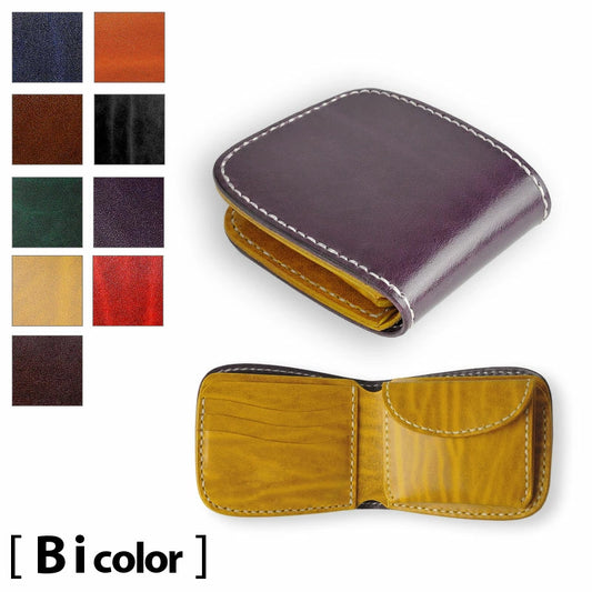 サムライクラフト ハーフウォレット N-1 ルガトショルダー バイカラー